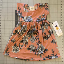 Load image into Gallery viewer, 3T Floral Peach Dress
