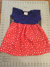 Load image into Gallery viewer, 3T Red Stars Dolman Dress
