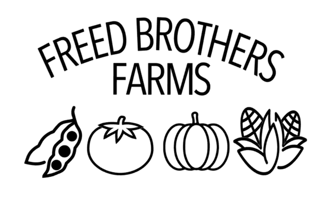 Adult Freed Brothers Farms Branded T-Shirts All Produce