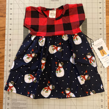 Load image into Gallery viewer, 18-24 month Snowman Dolman Dress
