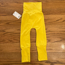 Load image into Gallery viewer, 9mo-3T Yellow Cotton Spandex Maxaloones
