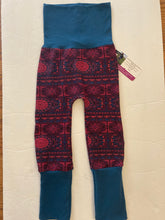 Load image into Gallery viewer, 9mo-3T Evening in Dubai Pattern Maroon Teal Blue Bands Maxaloones
