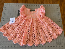 Load image into Gallery viewer, Crochet Baby Dress 3-6 months
