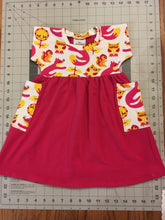 Load image into Gallery viewer, 18-24 months Foxes Critters Sunflowers Dress
