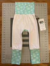 Load image into Gallery viewer, 9mo-3T Snowflake Mint Blue Maxaloones
