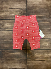 Load image into Gallery viewer, CLEARANCE 9mo-3T Red and White Striped Stars Maxaloones Shorts
