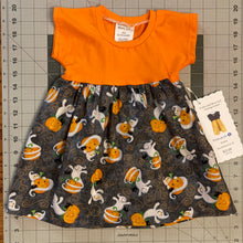Load image into Gallery viewer, Pumpkin Ghost Dolman Dress
