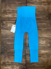 Load image into Gallery viewer, 9mo-3T Aqua Blue Cotton Spandex Maxaloones
