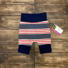 Load image into Gallery viewer, 9mo-3T Red, White, and Blue Striped Maxaloones Shorts
